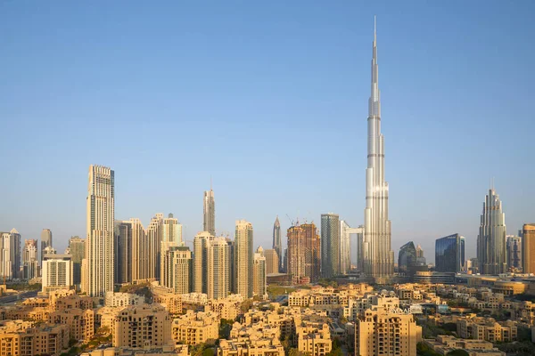 Dubaj Spojené Záznamy Arabu 2019 Mrakodrap Burj Khalifa Výhled Město — Stock fotografie