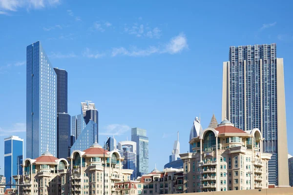 Dubai Emirados Arab Unidos Novembro 2019 Roda Murooj Edifícios Hotéis — Fotografia de Stock