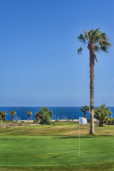 Beautiful views at Amarilla Golf Course, Tenerife