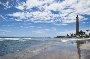 Faro de Maspalomas, Gran Canaria, Spain  clipart