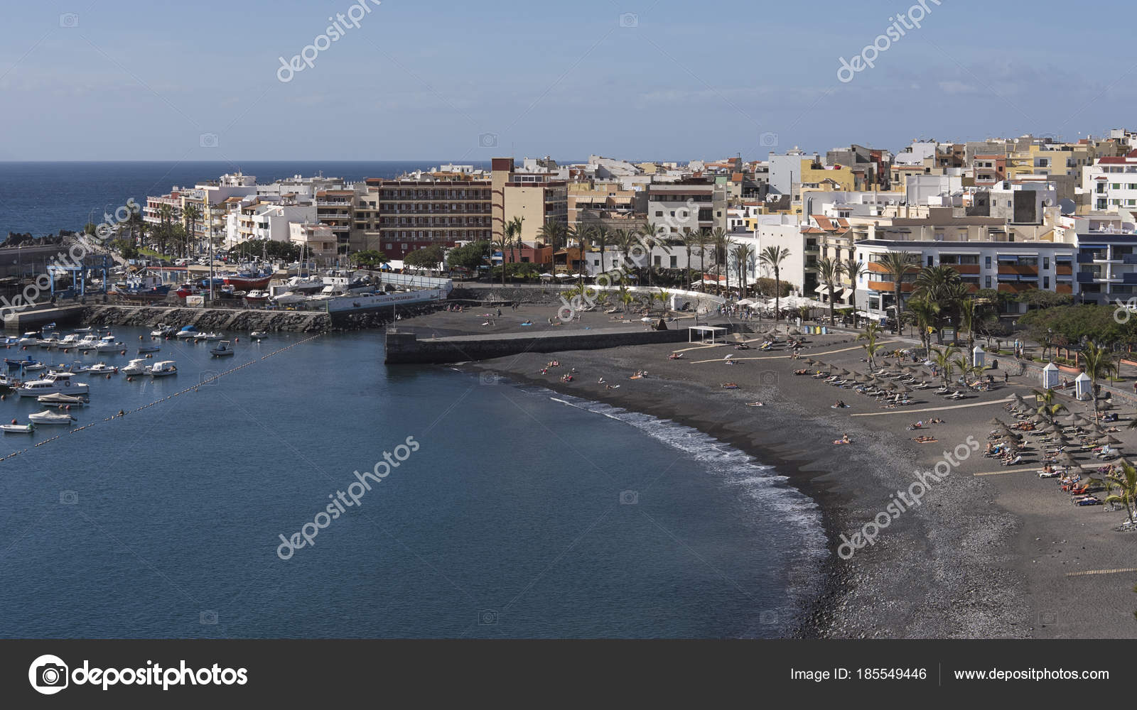 Playa San Juan Tenerife Canary Islands Spain December 17 Vantage Stock Editorial Photo C Anaiacobphotography