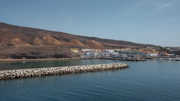 Puerto Morro Jable Fuerteventura Islas Canarias España Septiembre 2019 Acercándose — Foto de Stock