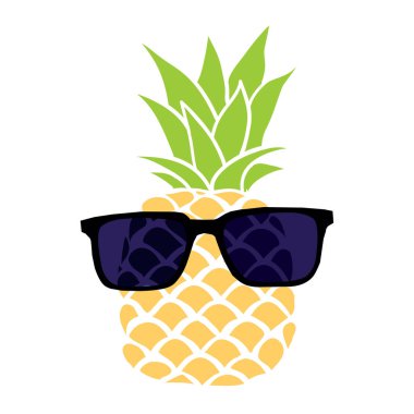 Ananas Meyve gözlüklü