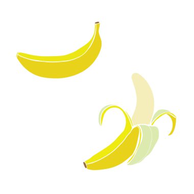 muz meyve illüstrasyon