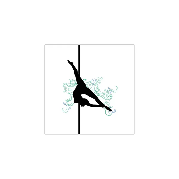 Bailarina abstracta — Vector de stock