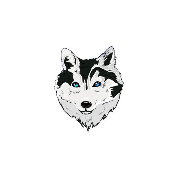 Abstracte wolf illustratie — Stockvector
