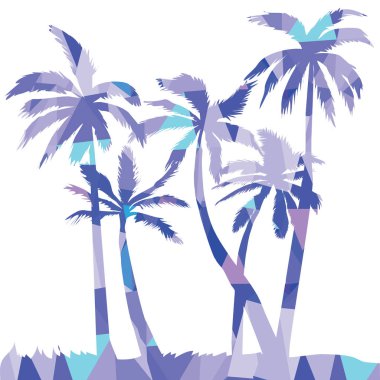 renk siluetleri palms 