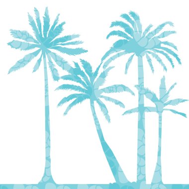 renk siluetleri palms 