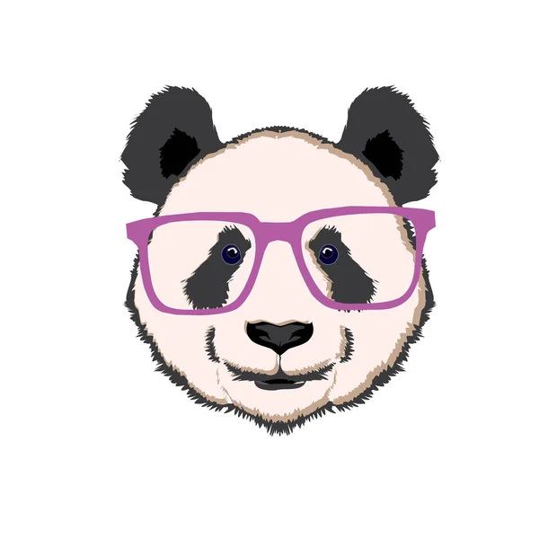 Divoký panda ilustrace — Stockový vektor