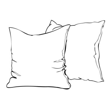 uyumak için yastıklar kümesi