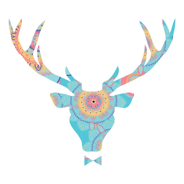 Conception abstraite du cerf — Image vectorielle