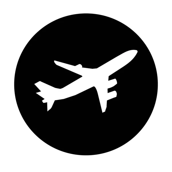 Abstract plane icon — Stock Vector