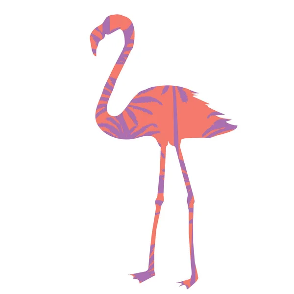 Abstrakte Flamingo-Illustration — Stockvektor