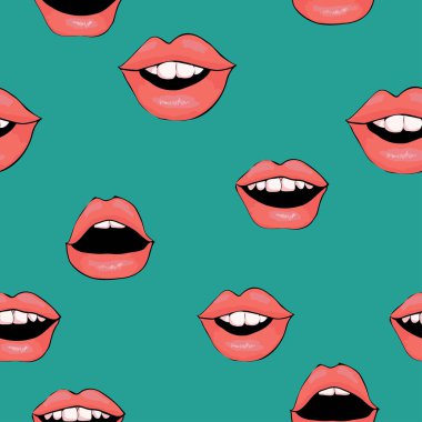 kadın dudakları seamless modeli