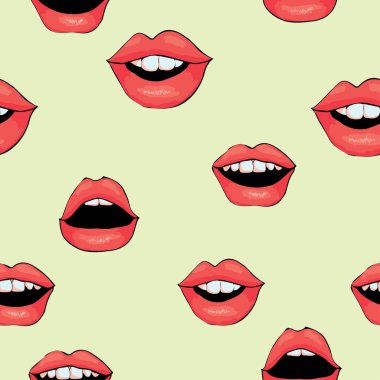 kadın dudakları seamless modeli