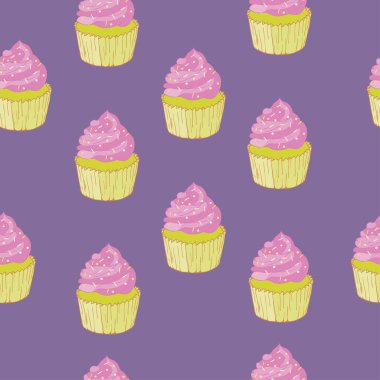 cupcakes seamless modeli