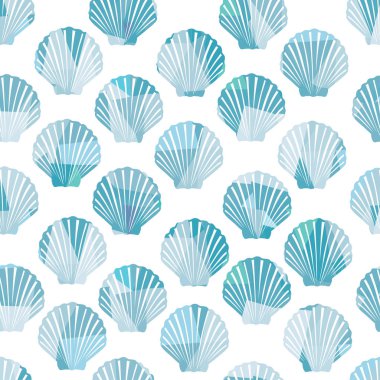 deniz kabuklarını seamless modeli