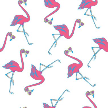 Flamingolar seamless modeli