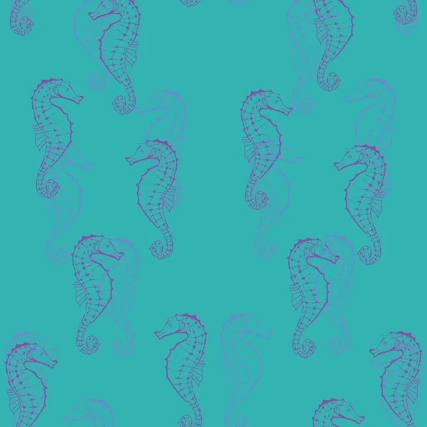 Deniz atları seamless modeli