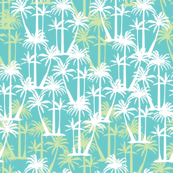 Palmiers motif sans couture — Image vectorielle