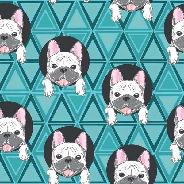 şirin bulldogs seamless modeli