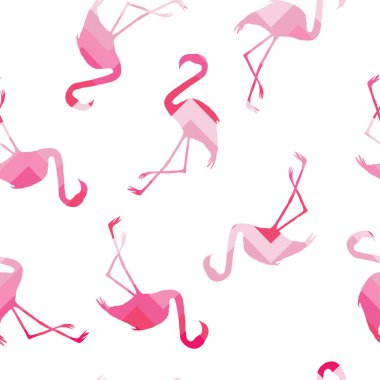 Flamingolar seamless modeli