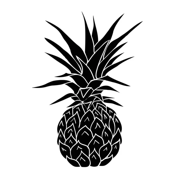 Ontwerp van zoete ananas — Stockvector