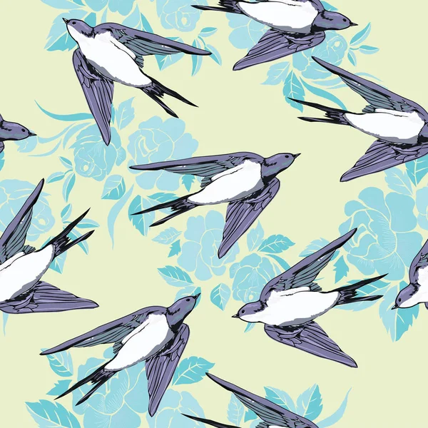 Kırlangıçlar seamless modeli