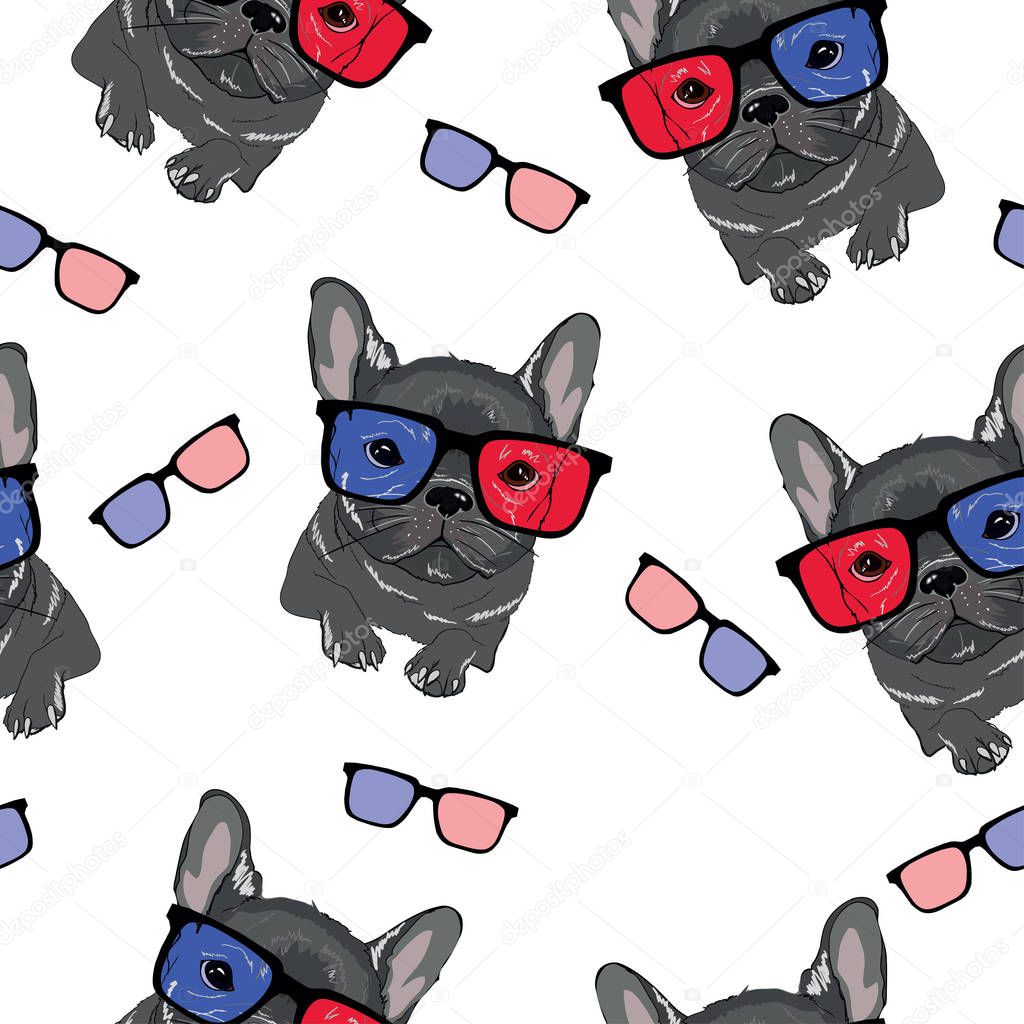 french bulldog in sunglasses