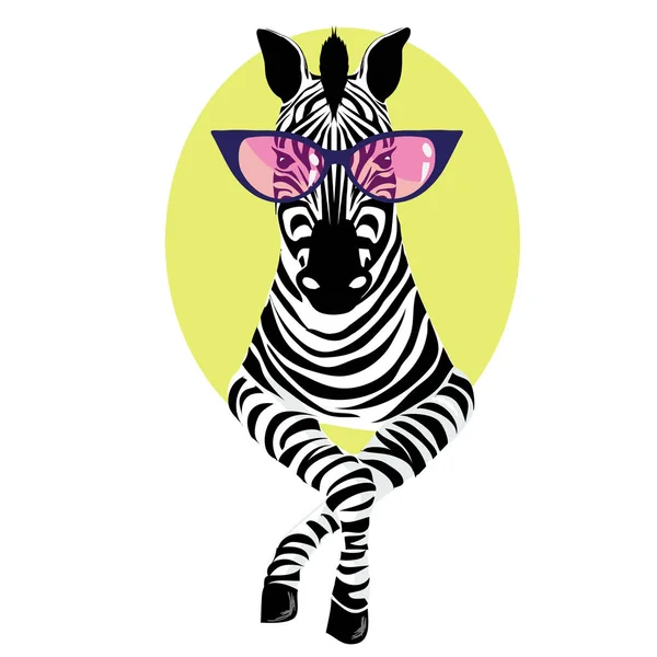 raid Dårlig faktor matematiker Wild giraf med briller — Stock-vektor © 89534886399@mail.ru #142977825