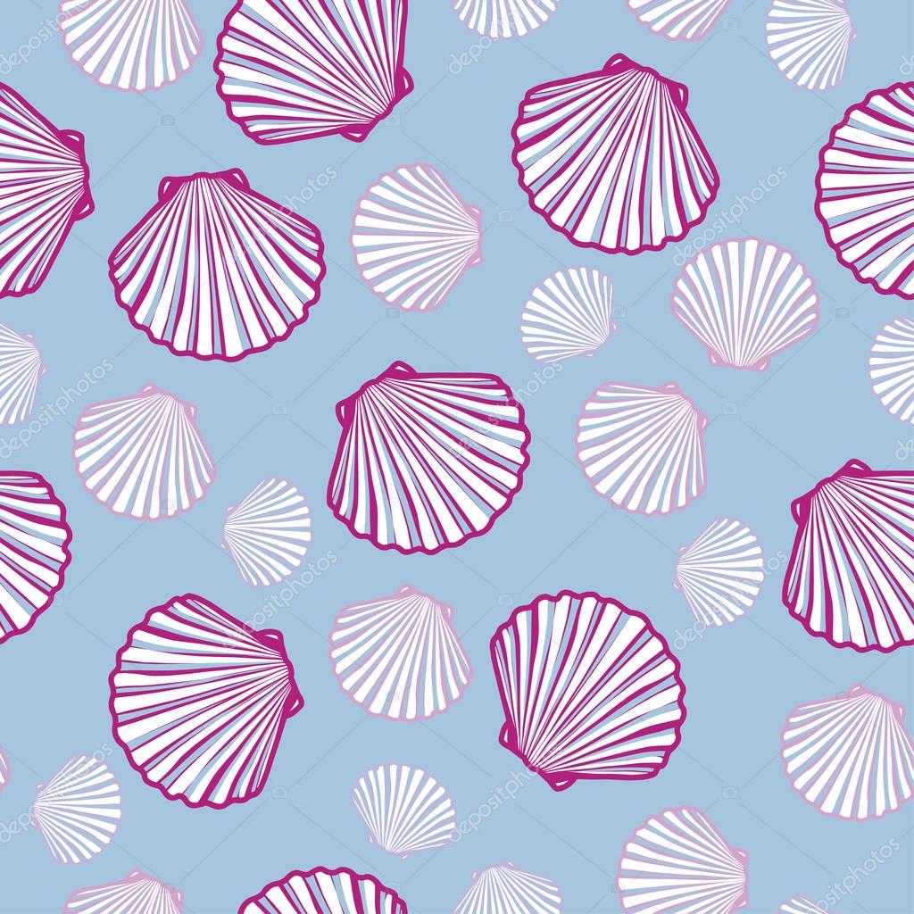 Colorful shells pattern