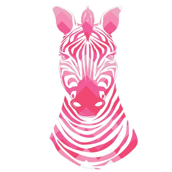 Zebra animal , vector, illustration — Stock Vector