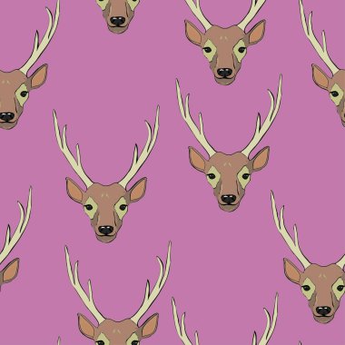 geyik model, vektör, illüstrasyon