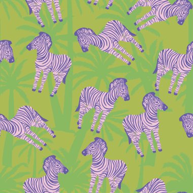 Zebra desen, vektör, illüstrasyon