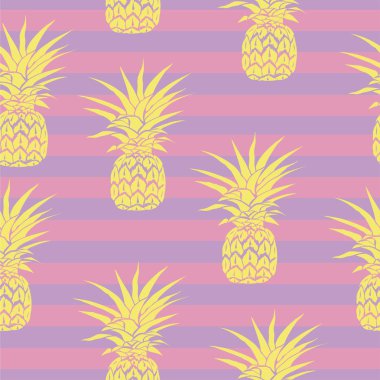 ananas model, vektör, illüstrasyon