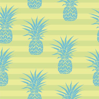 ananas model, vektör, illüstrasyon