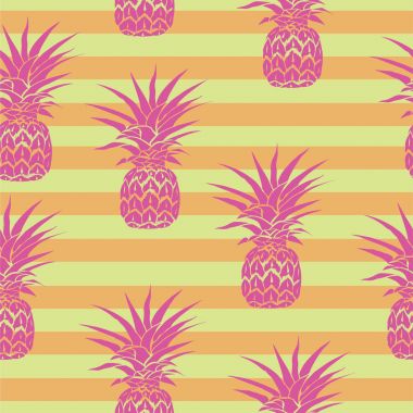 ananas model, vektör, illüstrasyon