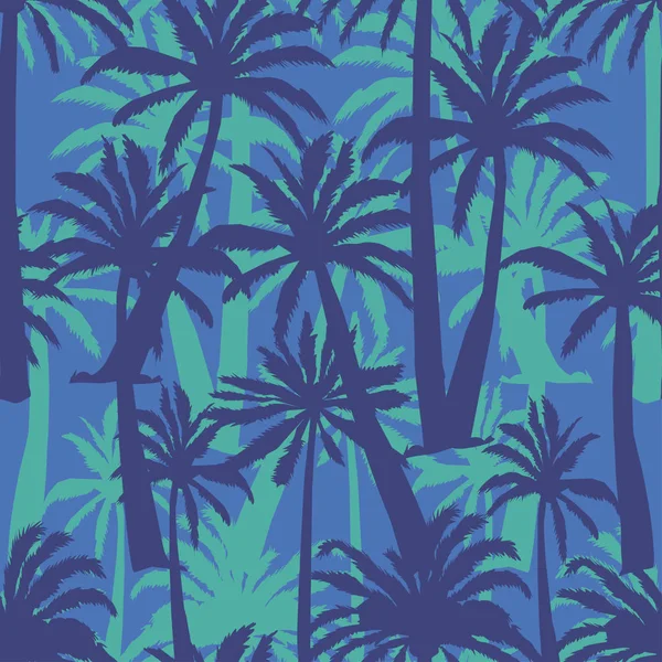 Palm tree, wzór, wektor, ilustracja — Wektor stockowy