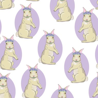 Tavşan, model, vektör, illüstrasyon