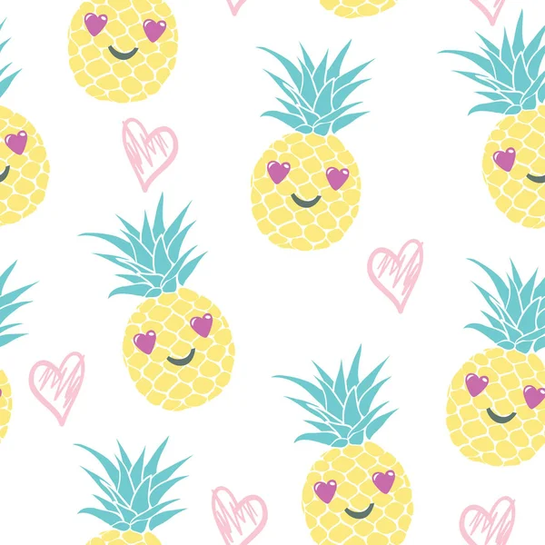 ananas model, vektör, illüstrasyon