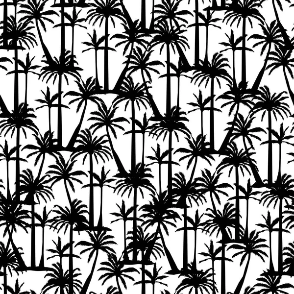 Palmeira, padrão, vetor, ilustração — Vetor de Stock