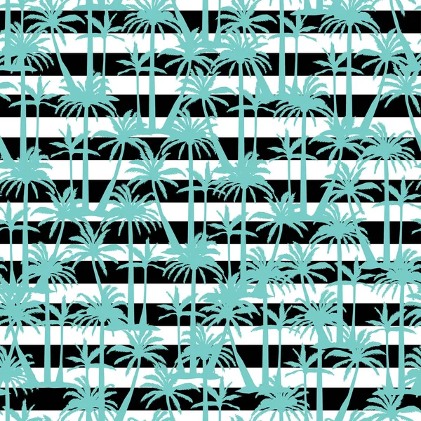 Palm boom, patroon, vector illustratie — Stockvector