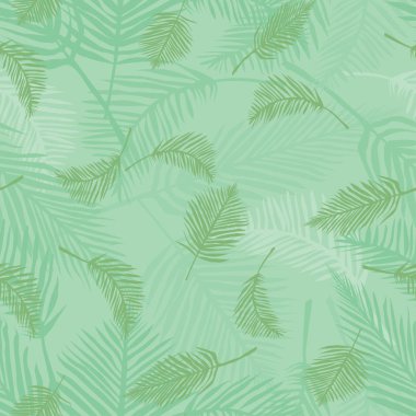 palmiye ağaçları siluet, vektör, illüstrasyon