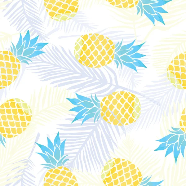 Ananas, fruits, vecteur, illustration — Image vectorielle