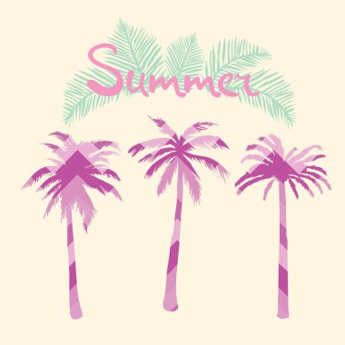 palmiye ağacı, doğa, vektör, illüstrasyon