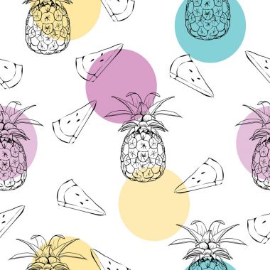 karpuz, model, vektör, illüstrasyon