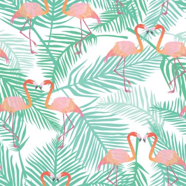 Flamingo model, vektör, illüstrasyon