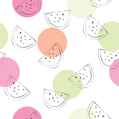 karpuz, model, vektör, illüstrasyon