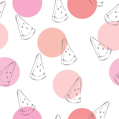 karpuz, model, vektör, illüstrasyon