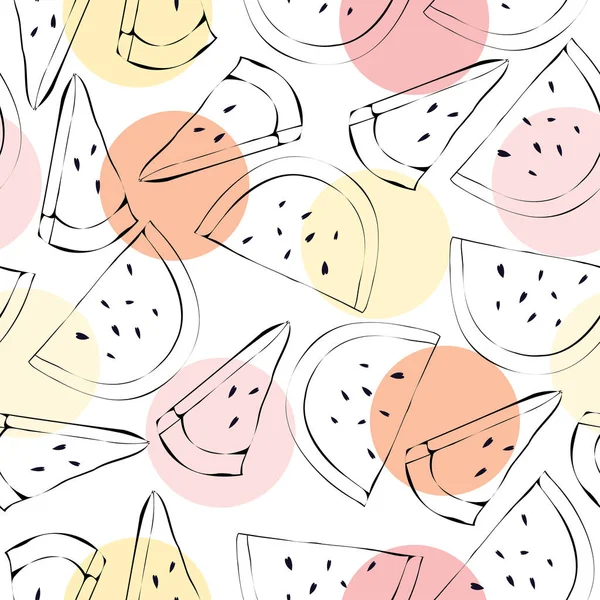 karpuz, model, vektör, illüstrasyon